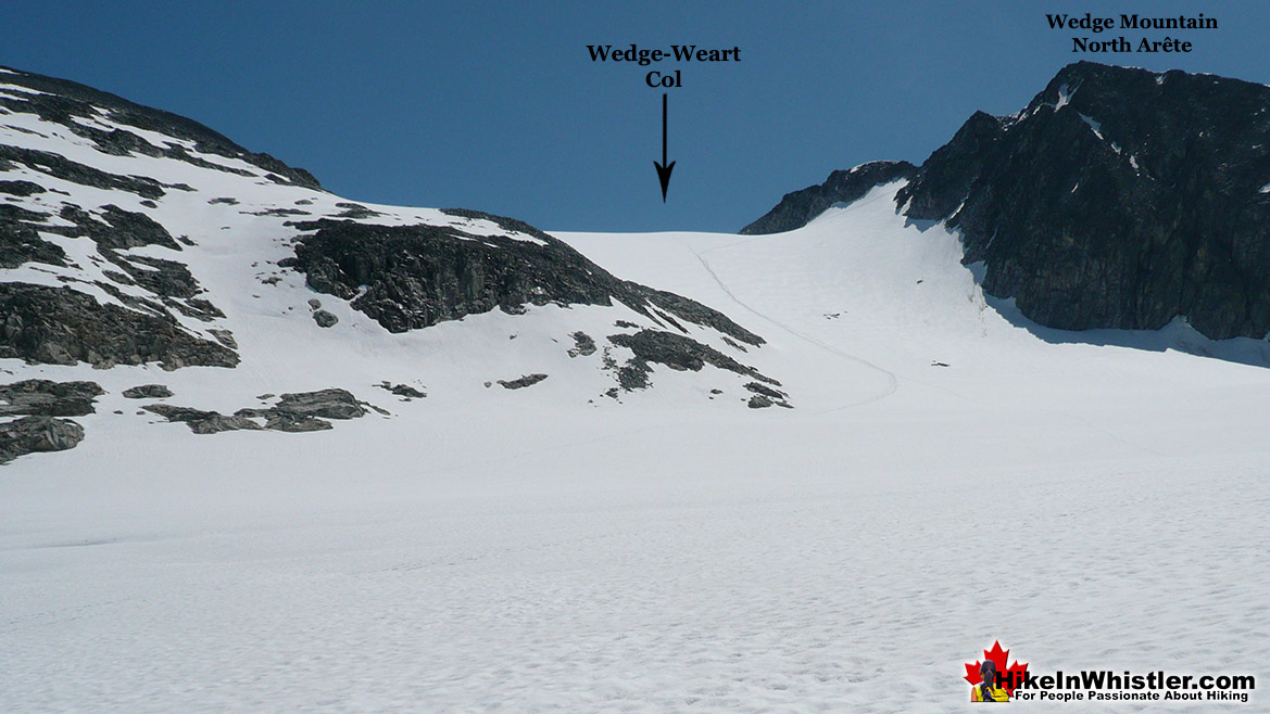 Route to the Wedge-Weart Col