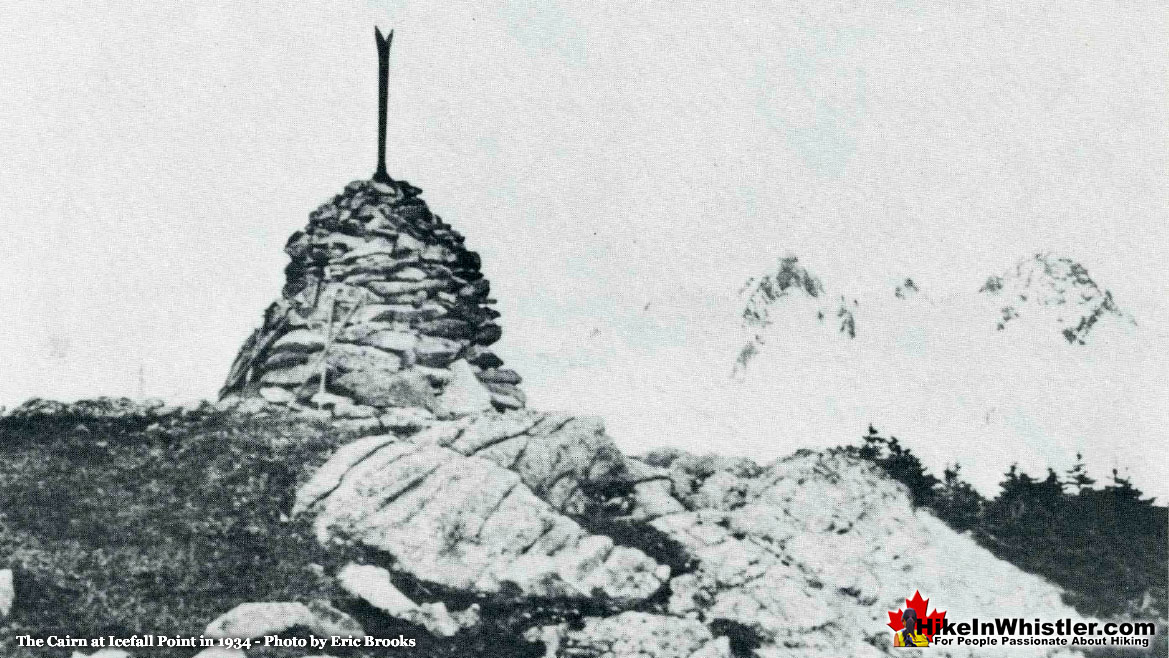 Dalgleish Cairn at Icefall Point 1934