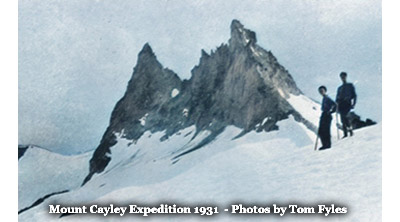 Mount Cayley Expedition 1931