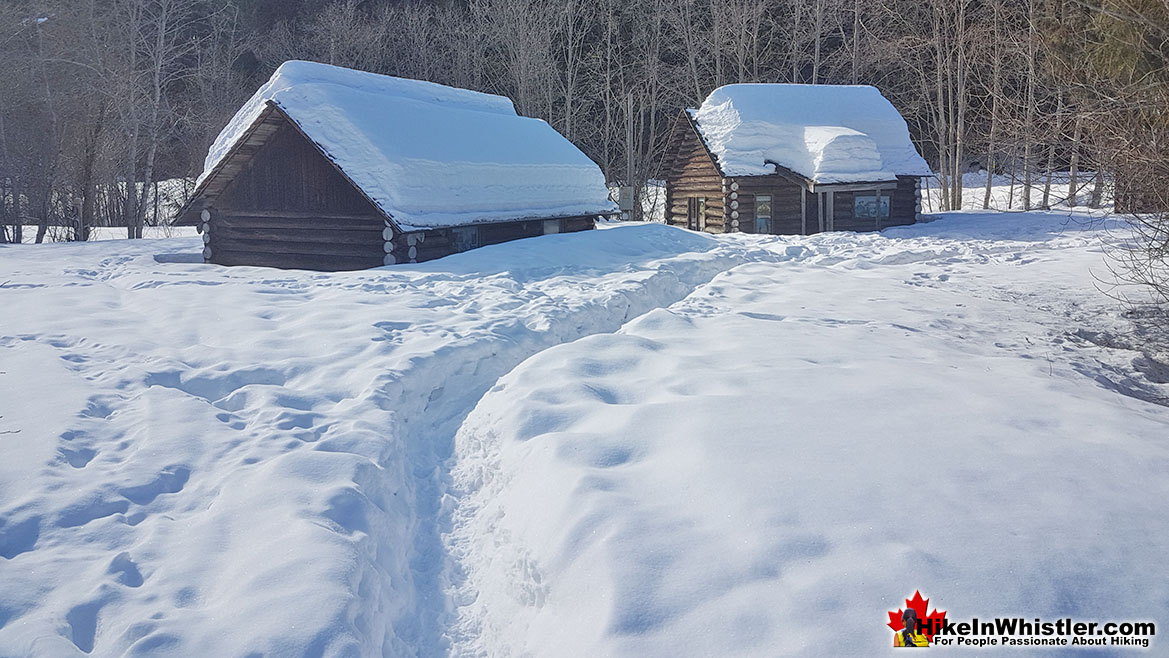 Rainbow Park Log Cabins Winter