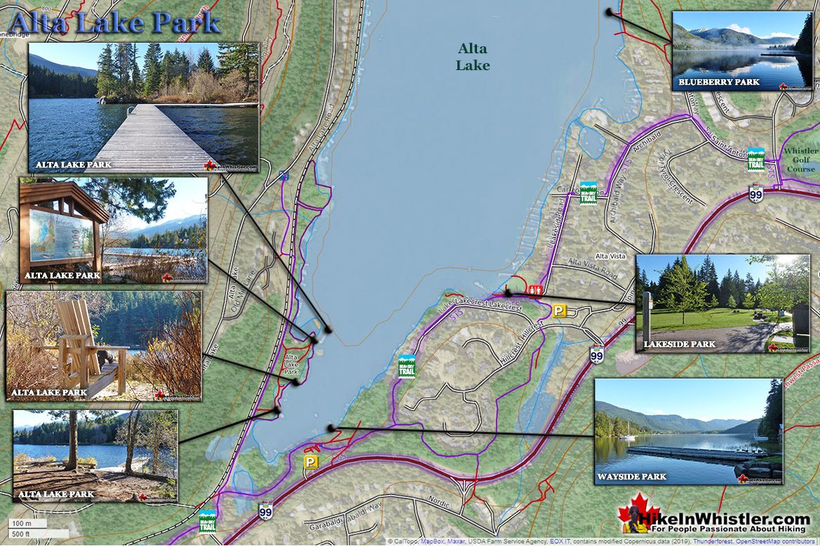 Alta Lake Park Map