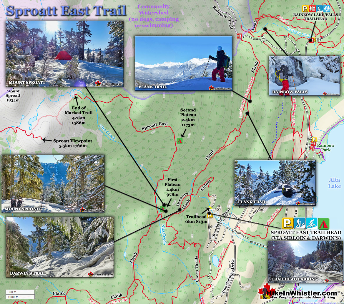 Sproatt East Snowshoe Map v2