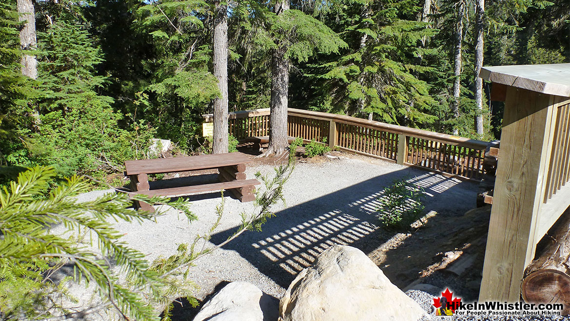 Picnic Tables and Viewing Area at Alexander Falls