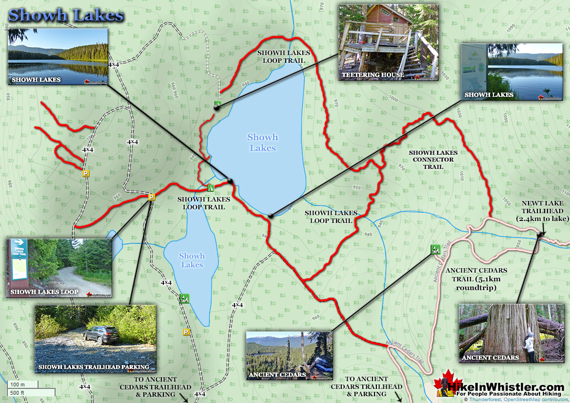 Showh Lakes Map v4