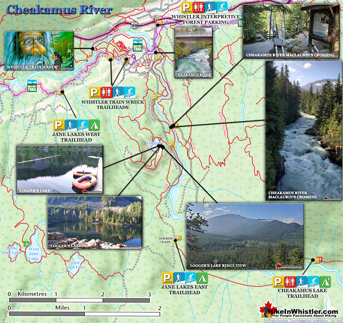 Cheakamus River Map v17