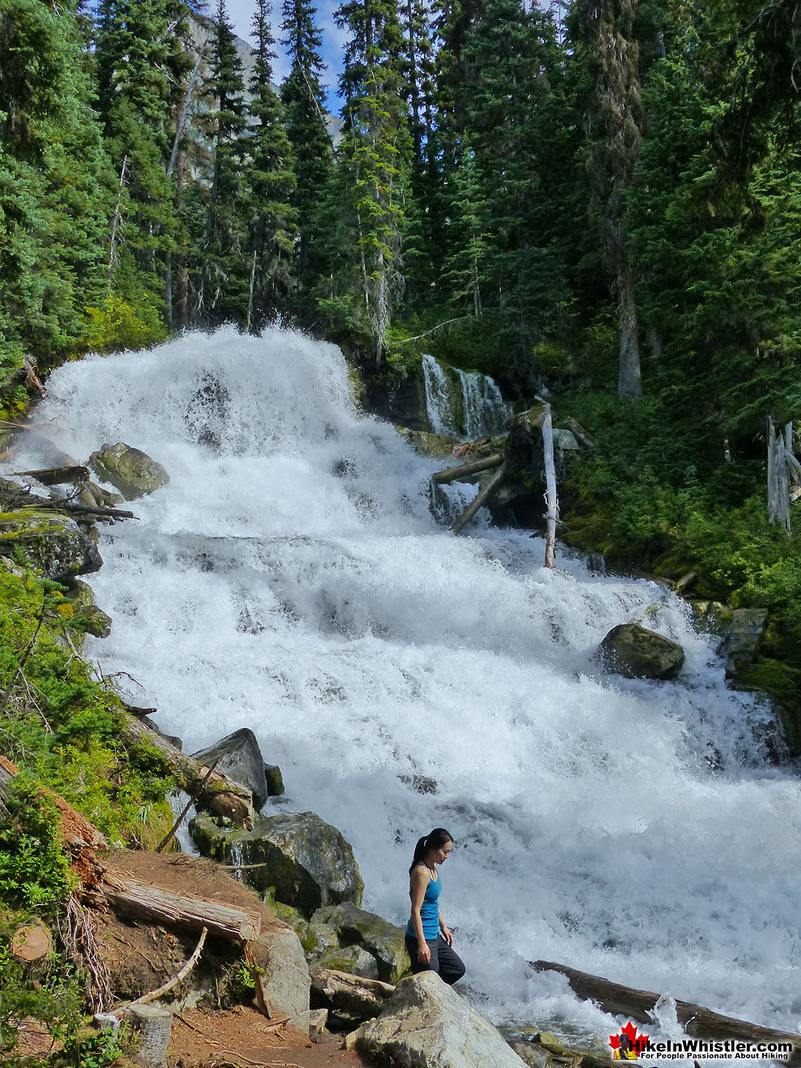 Holloway Falls in Joffre Lakes Provincial Park