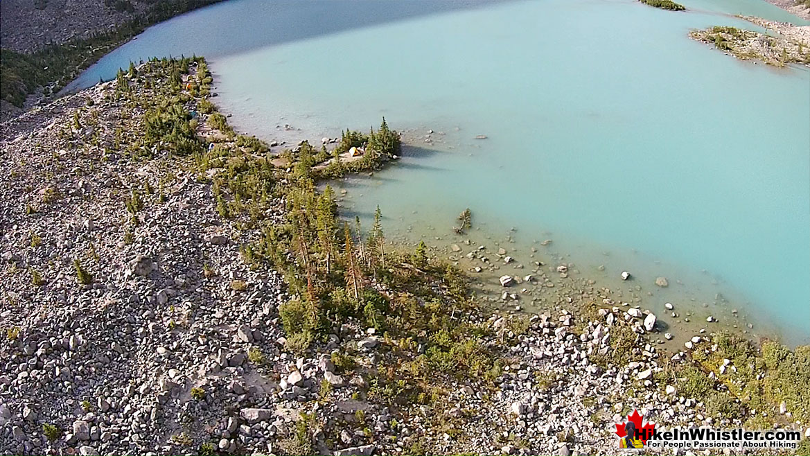 Joffre Lakes Aerial View 31