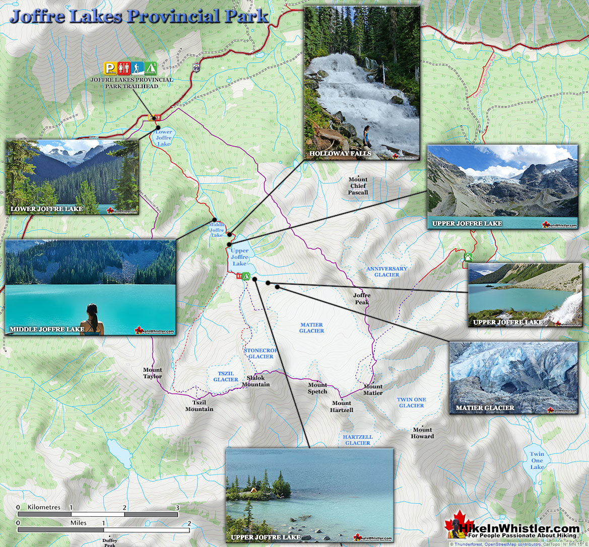 Joffre lake shop hike distance