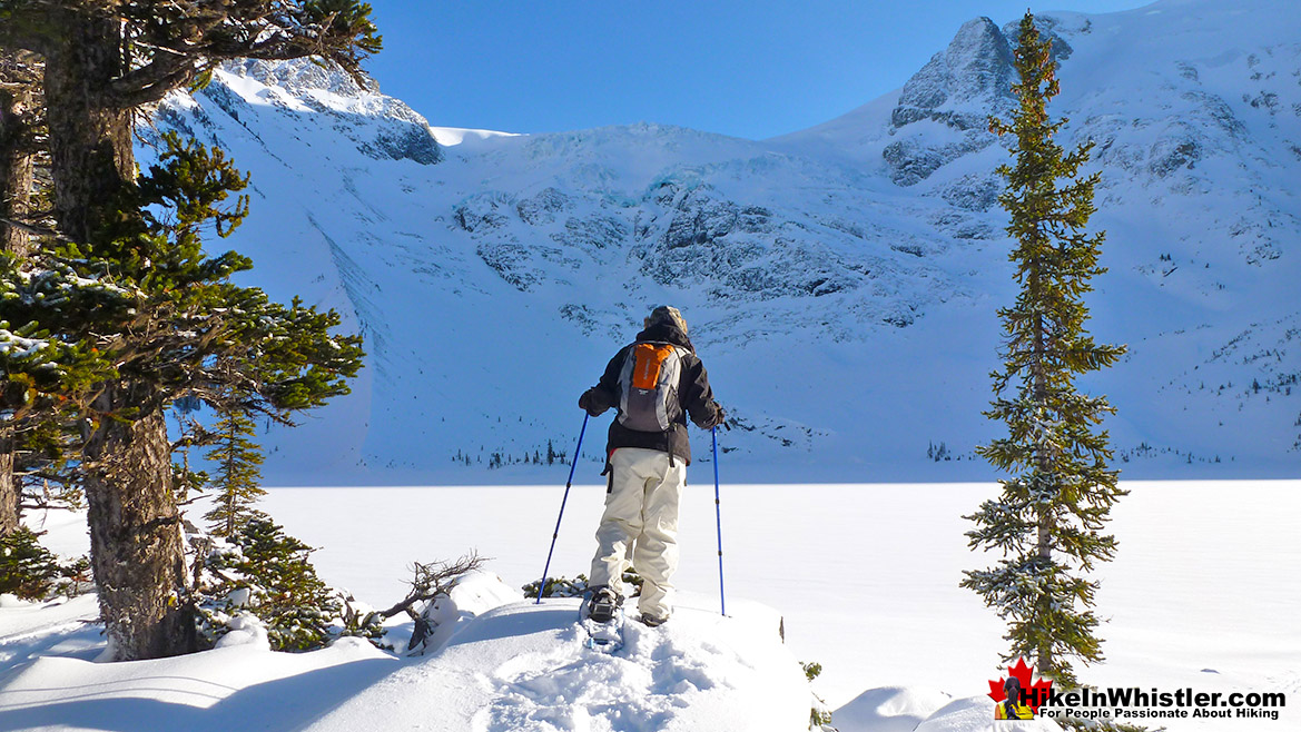 Joffre Lakes Snowshoeing Hike in November