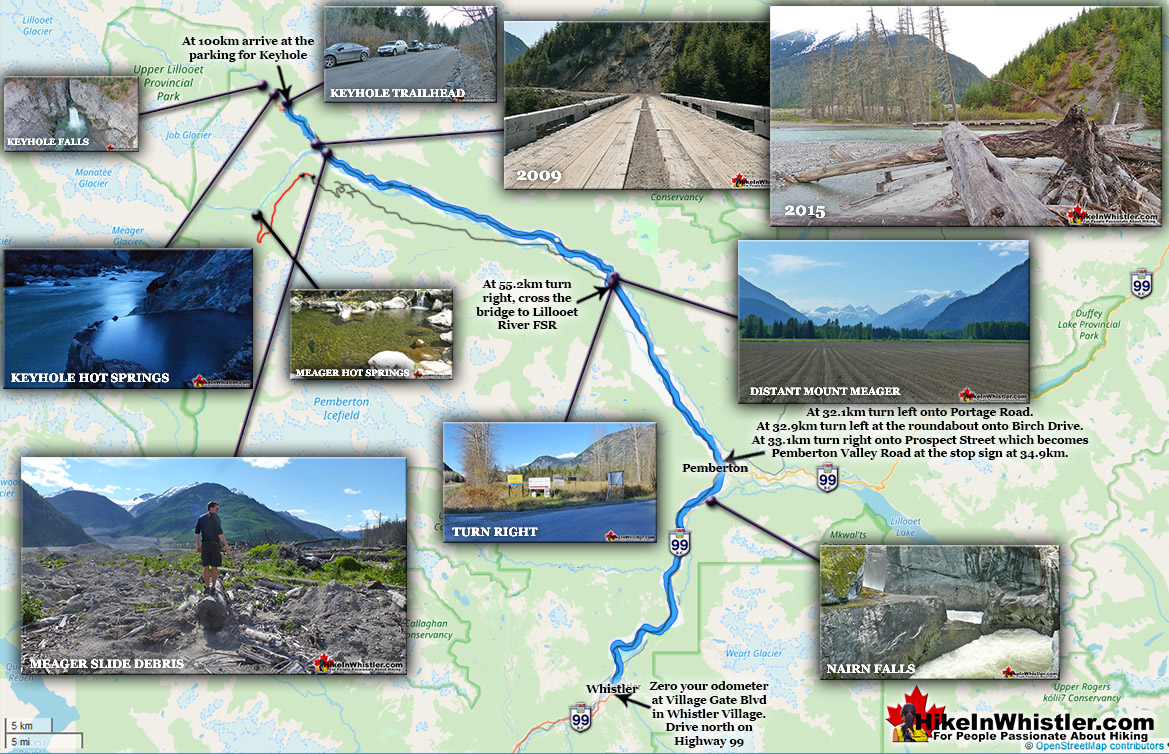 Driving to Keyhole Hot Springs Map v2