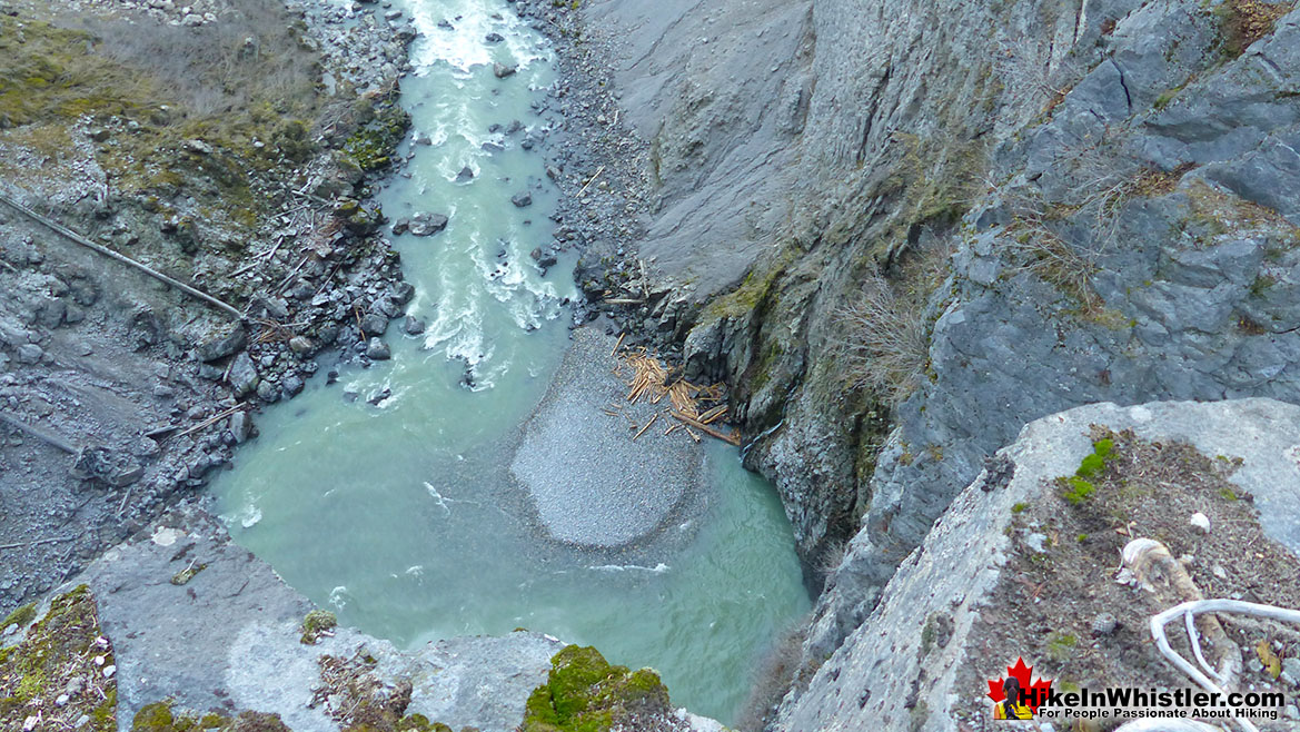 Keyhole Falls Looking Over the Edge