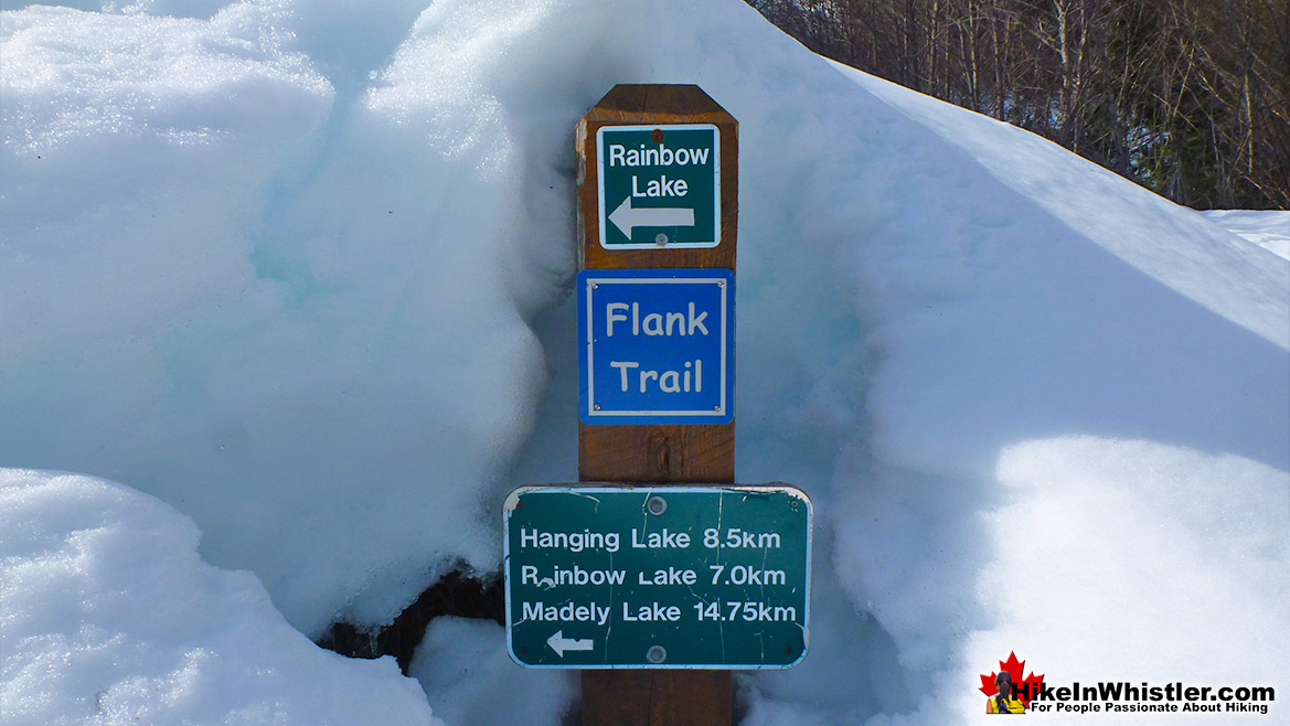 Rainbow Sproatt Flank Trail Sign