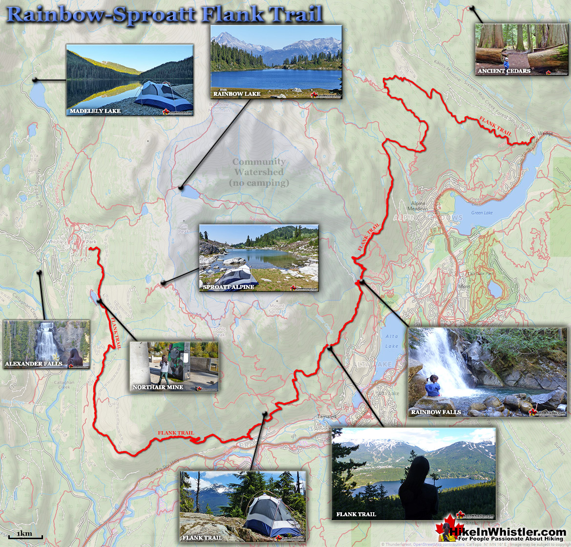 The Flank Trail Map