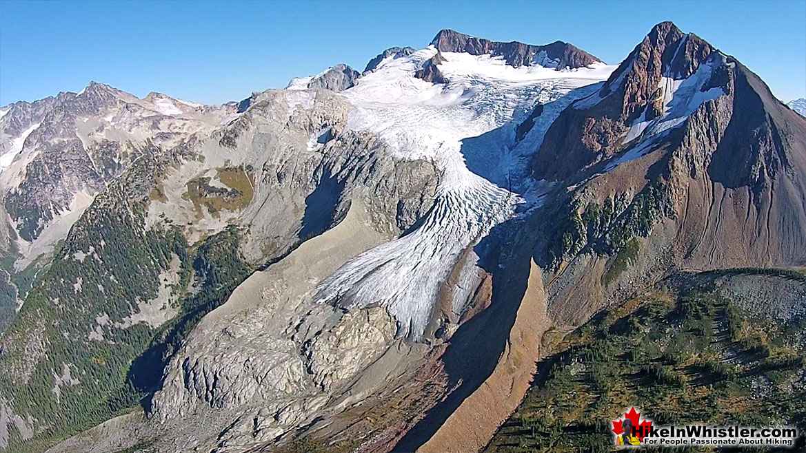 Overlord Glacier from Russet Lake, Garibaldi Provincial Park