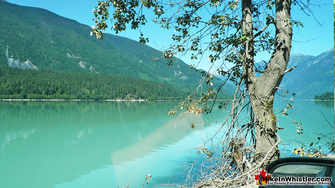 Driving to Sloquet Hot Springs