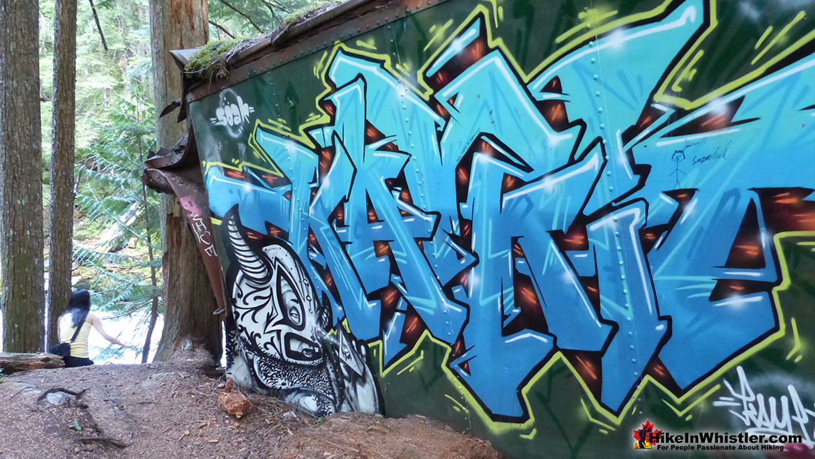 Whistler Train Wreck - Graffiti
