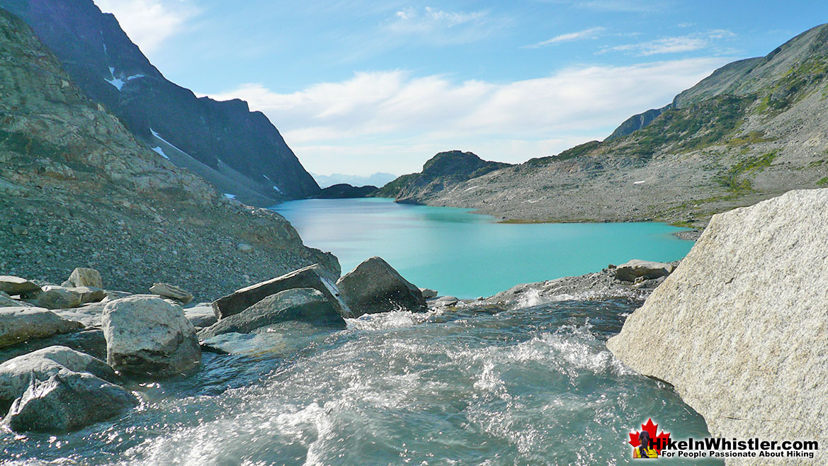 Glacier Window View of Wedgemount Lake