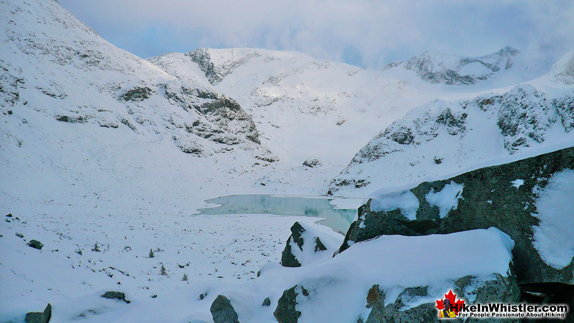 Snowshoeing Wedgemount Lake